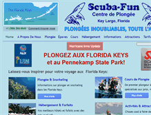 Tablet Screenshot of francais.scuba-fun.com